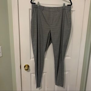 Uniqlo Gray Plaid Women's Pants